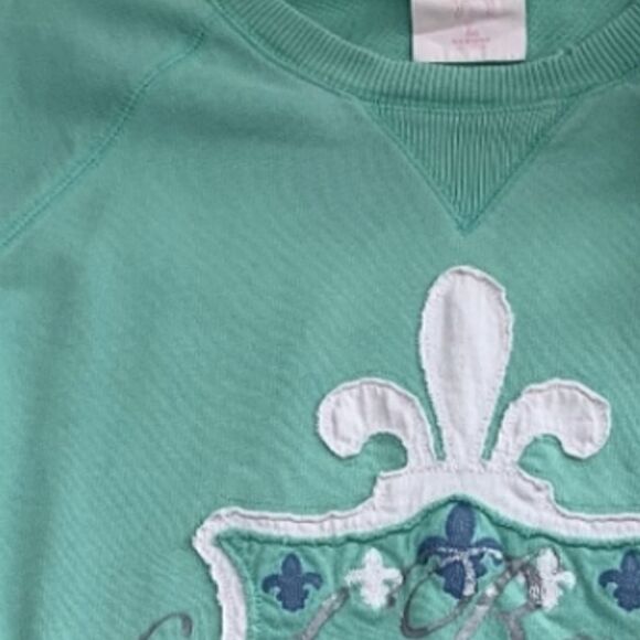 RARE PINK VS Royalty 86 Distressed  Sweatshirt Vintage - Picture 7 of 10